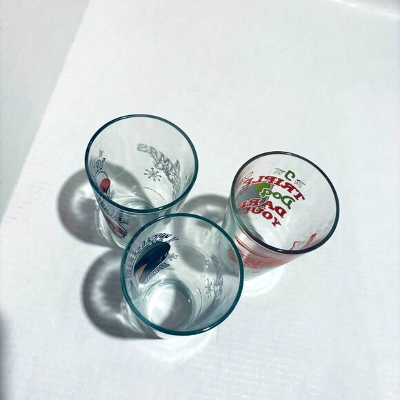 A CHRISTMAS STORY Movie Three 16oz Pint Drink Glasses. I Triple Dog Dare You! - Picture 8 of 11